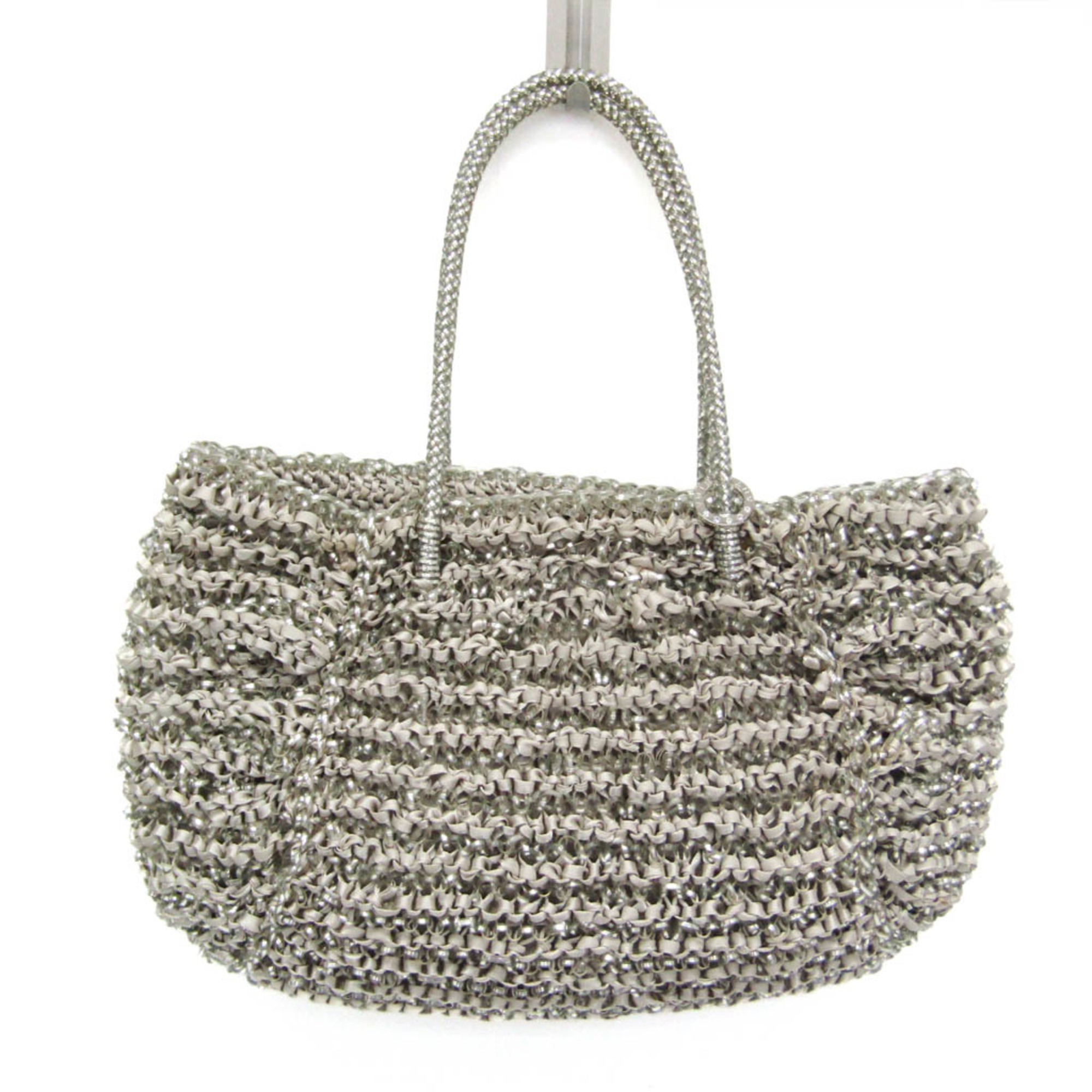 Anteprima Carina R Pb10fa6186 Women's Wire,Satin Handbag Gray